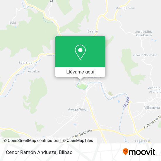 Mapa Cenor Ramón Andueza