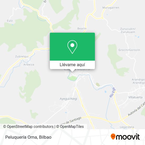 Mapa Peluquería Oma