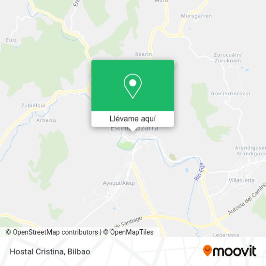 Mapa Hostal Cristina