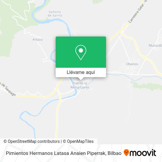 Mapa Pimientos Hermanos Latasa Anaien Piperrak