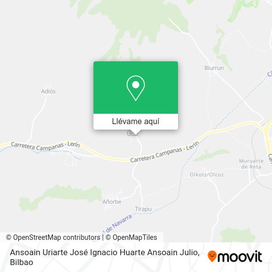 Mapa Ansoain Uriarte José Ignacio Huarte Ansoain Julio