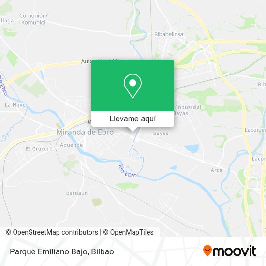 Mapa Parque Emiliano Bajo