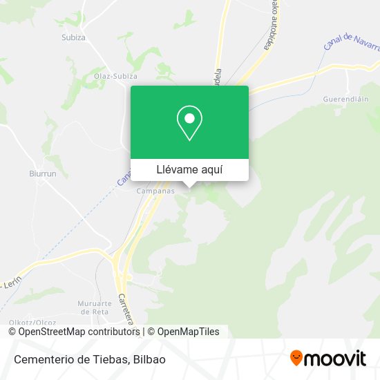 Mapa Cementerio de Tiebas