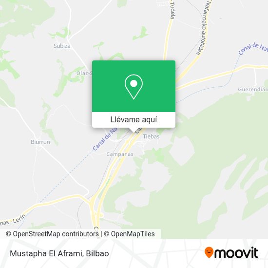 Mapa Mustapha El Aframi