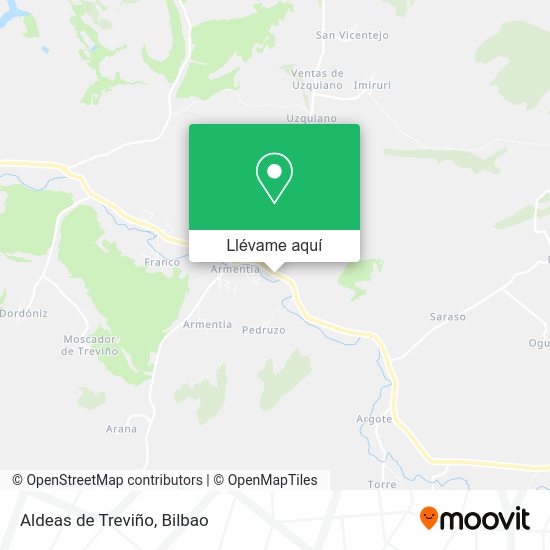 Mapa Aldeas de Treviño