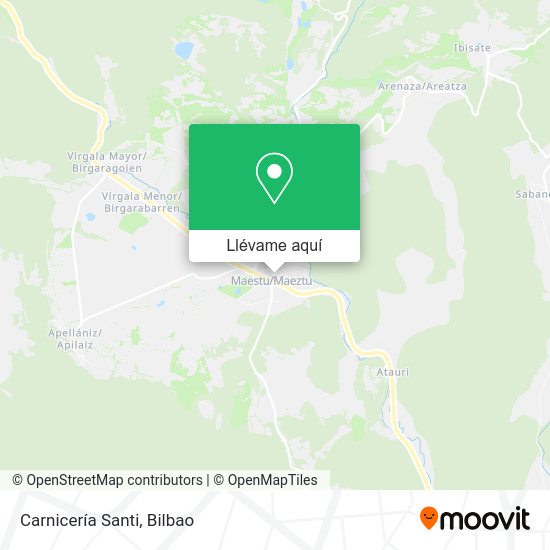 Mapa Carnicería Santi