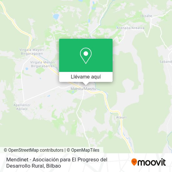Mapa Mendinet - Asociación para El Progreso del Desarrollo Rural