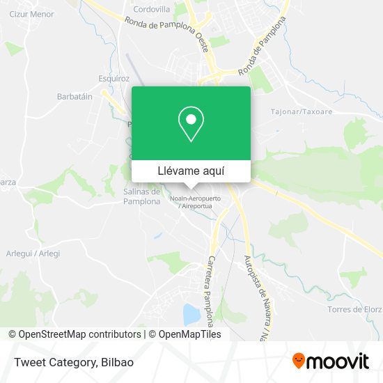 Mapa Tweet Category