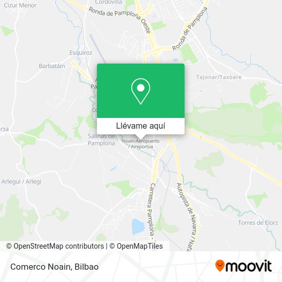 Mapa Comerco Noain
