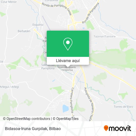 Mapa Bidasoa-Iruna Gurpilak