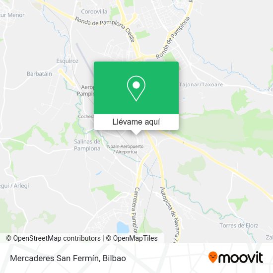 Mapa Mercaderes San Fermín
