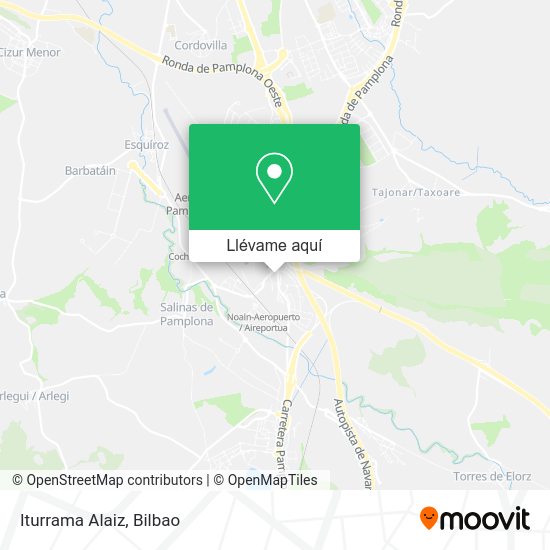 Mapa Iturrama Alaiz