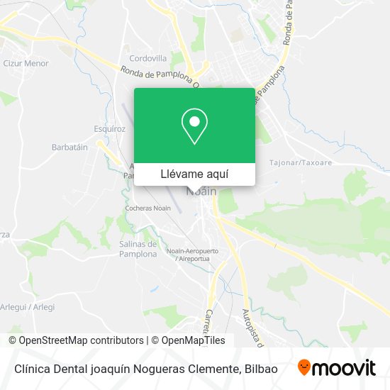 Mapa Clínica Dental joaquín Nogueras Clemente