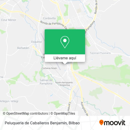 Mapa Peluqueria de Caballeros Benjamín