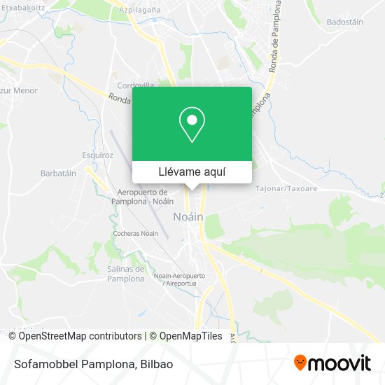 Mapa Sofamobbel Pamplona