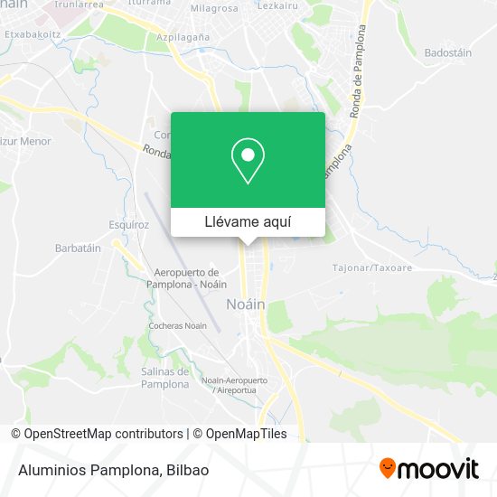 Mapa Aluminios Pamplona