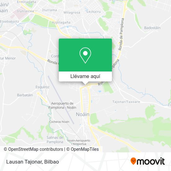 Mapa Lausan Tajonar