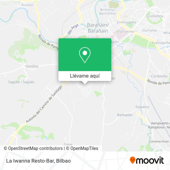 Mapa La Iwanna Resto-Bar
