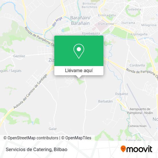 Mapa Servicios de Catering