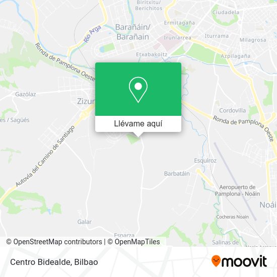 Mapa Centro Bidealde