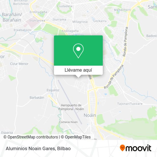 Mapa Aluminios Noain Gares