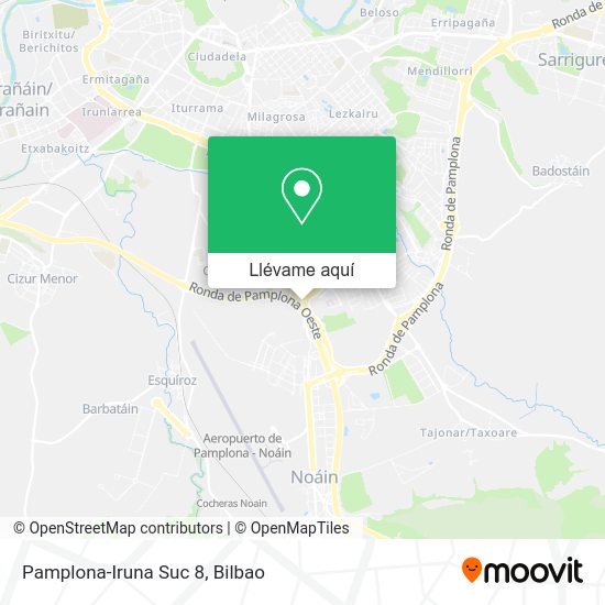 Mapa Pamplona-Iruna Suc 8