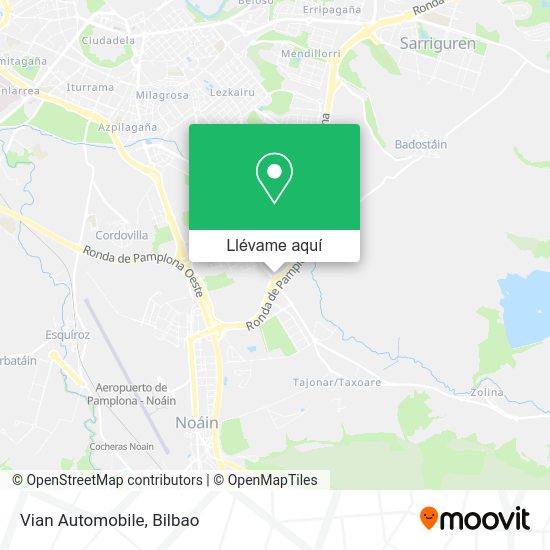 Mapa Vian Automobile