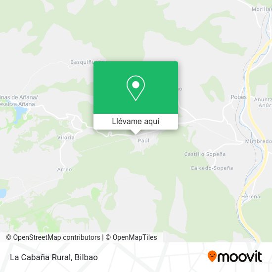 Mapa La Cabaña Rural
