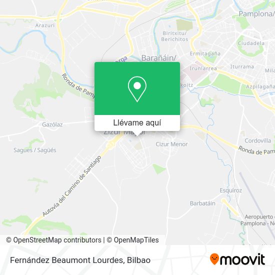 Mapa Fernández Beaumont Lourdes