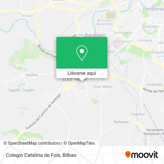 Mapa Colegio Catalina de Foix