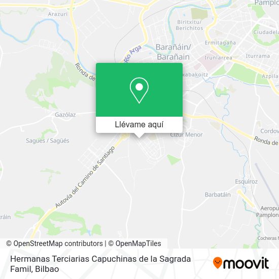 Mapa Hermanas Terciarias Capuchinas de la Sagrada Famil