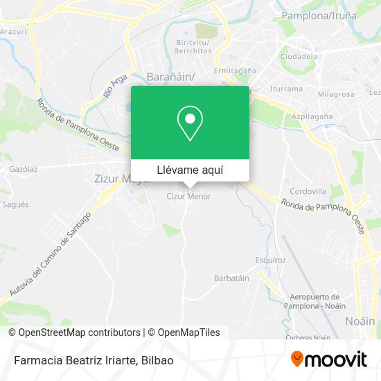 Mapa Farmacia Beatriz Iriarte