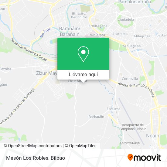Mapa Mesón Los Robles