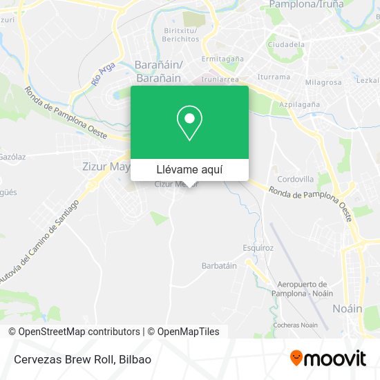 Mapa Cervezas Brew Roll