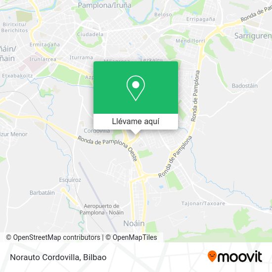 Mapa Norauto Cordovilla