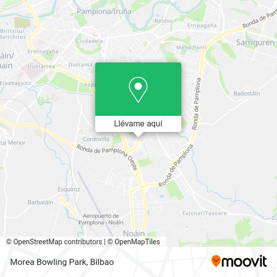Mapa Morea Bowling Park