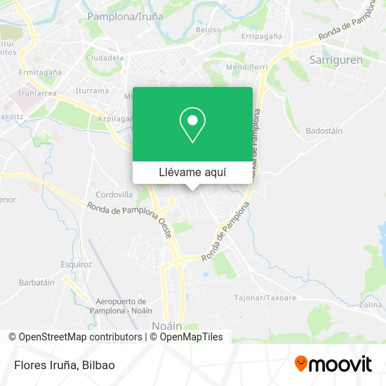 Mapa Flores Iruña