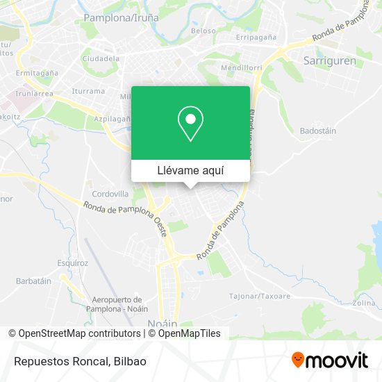 Mapa Repuestos Roncal