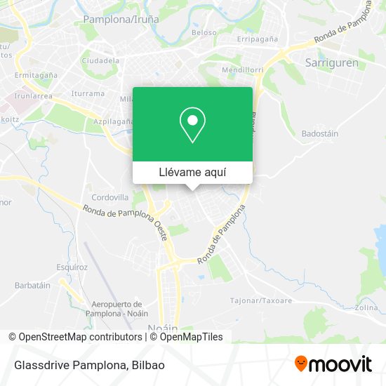 Mapa Glassdrive Pamplona
