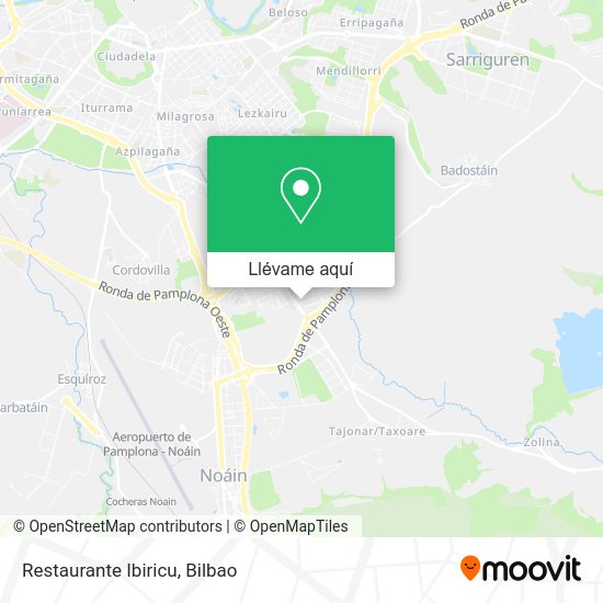 Mapa Restaurante Ibiricu