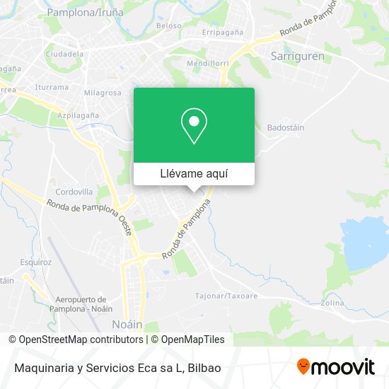 Mapa Maquinaria y Servicios Eca sa L