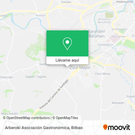 Mapa Arberoki Asociación Gastronómica