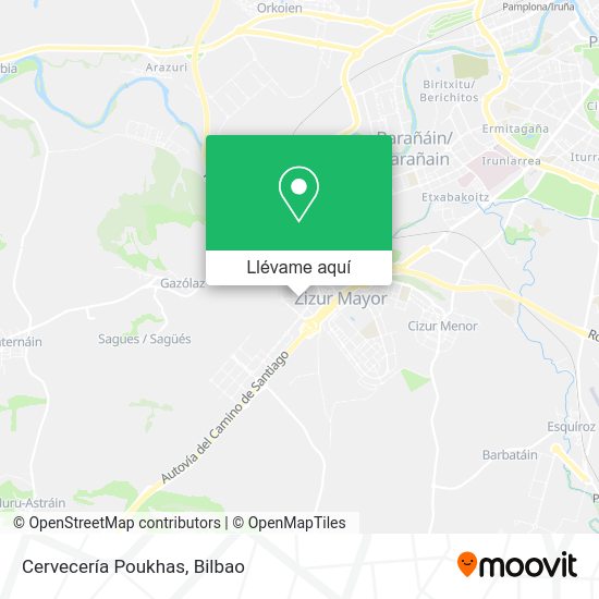 Mapa Cervecería Poukhas