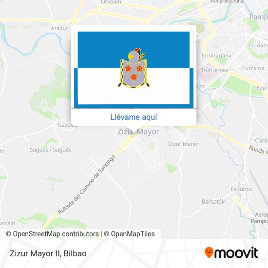 Mapa Zizur Mayor II