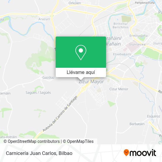 Mapa Carnicería Juan Carlos