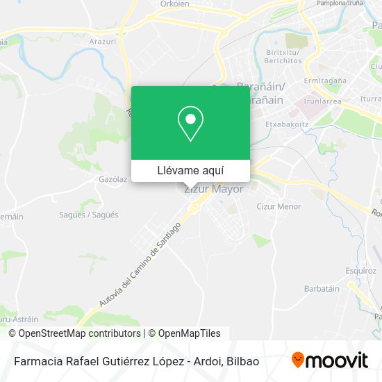 Mapa Farmacia Rafael Gutiérrez López - Ardoi