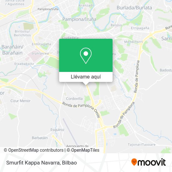 Mapa Smurfit Kappa Navarra