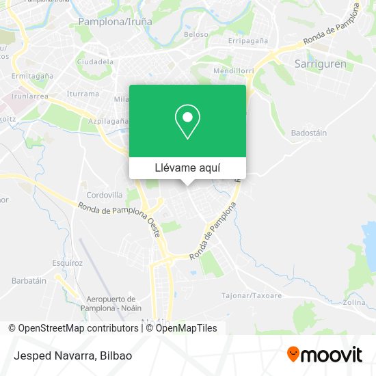 Mapa Jesped Navarra