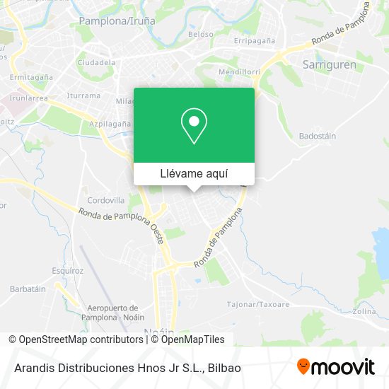 Mapa Arandis Distribuciones Hnos Jr S.L.