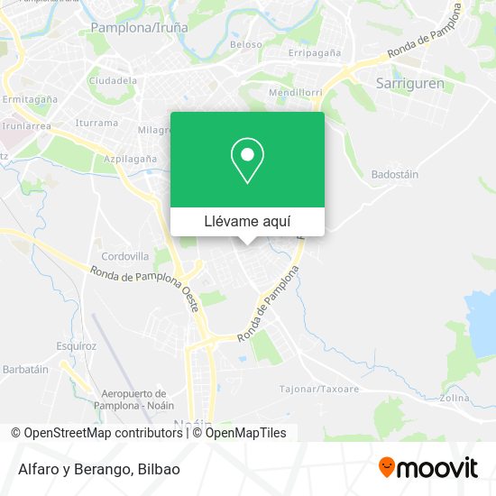 Mapa Alfaro y Berango